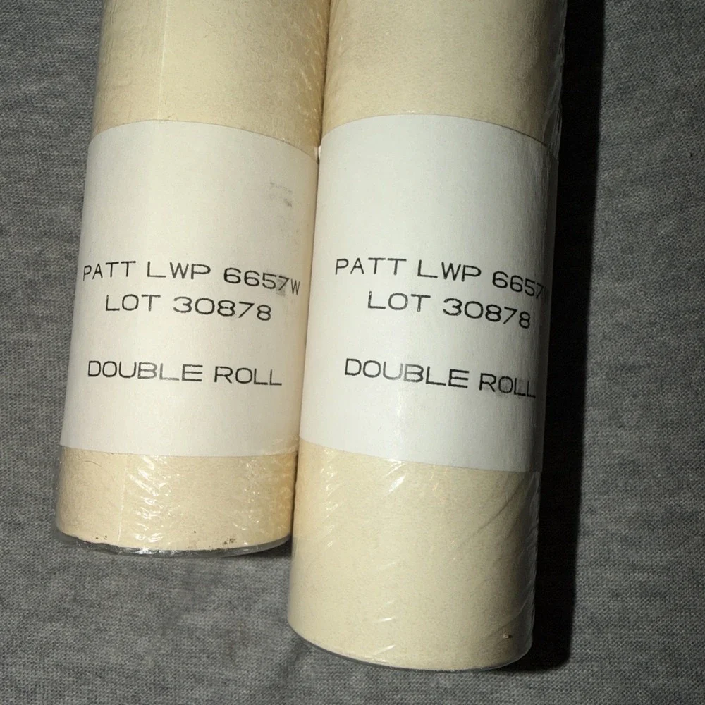 VINTAGE Ralph Lauren Wallpaper Off White-Ivory Color 2 Double Rolls New